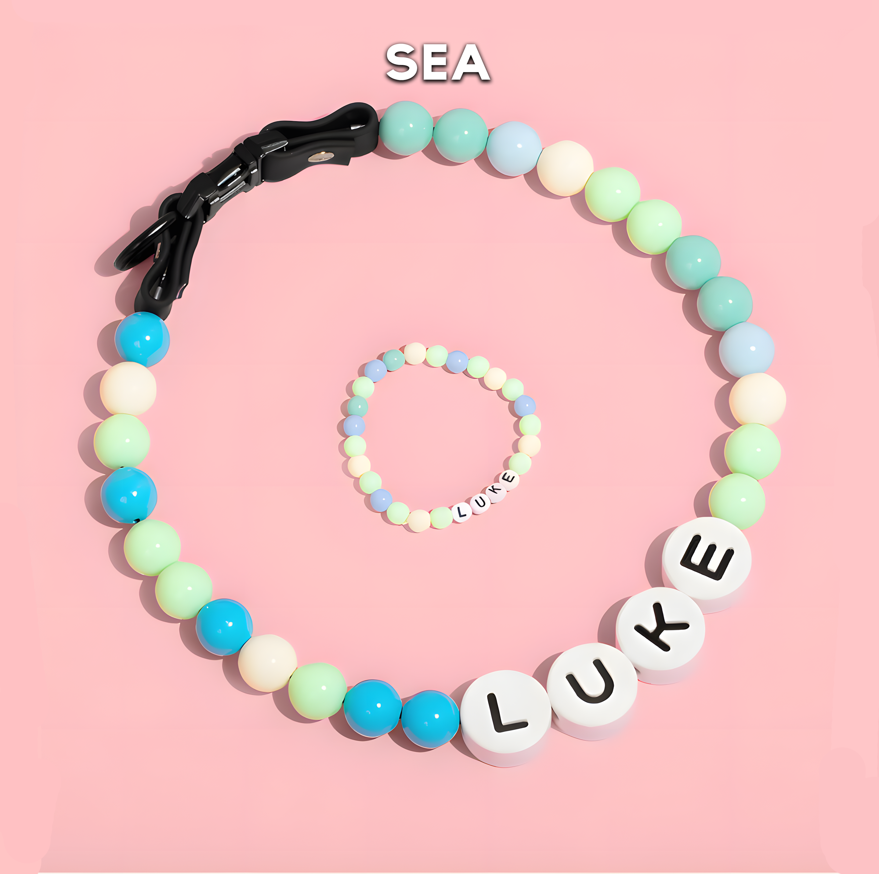 BestieBand™ Dog Collar & Matching Bracelet